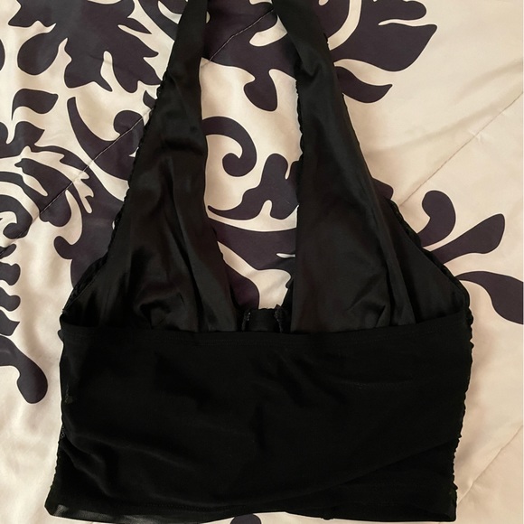 Black Halter Top - Picture 2 of 2